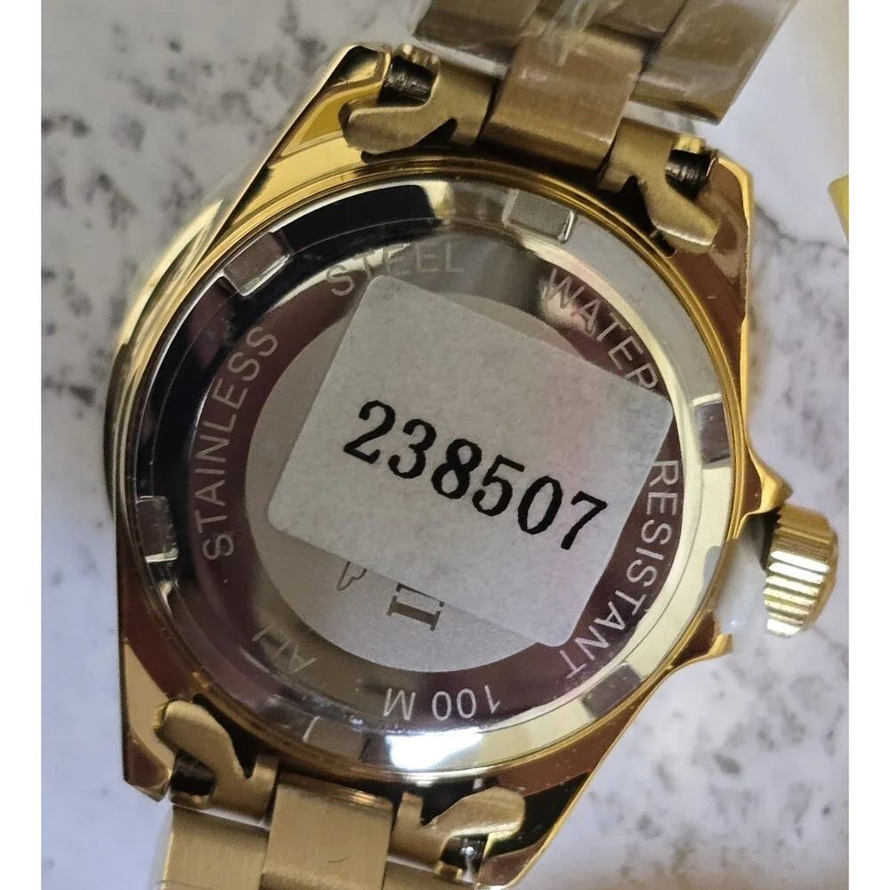 Invicta Gold Tone Women's Bracelet Watch with White Dial